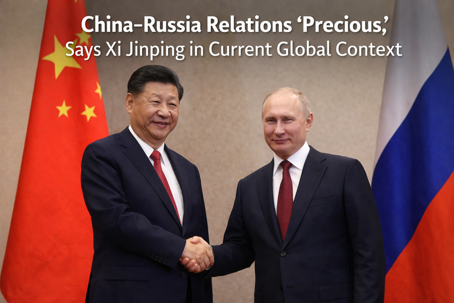 China-Russia Relations ‘Precious,’ Says Xi Jinping in Current Global Context