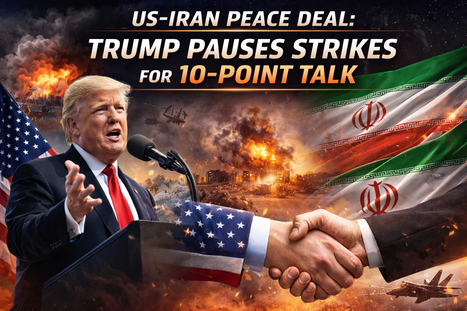 US Iran Peace Deal: Trump Pauses Strikes for 10-Point Talk | Augmenting Money