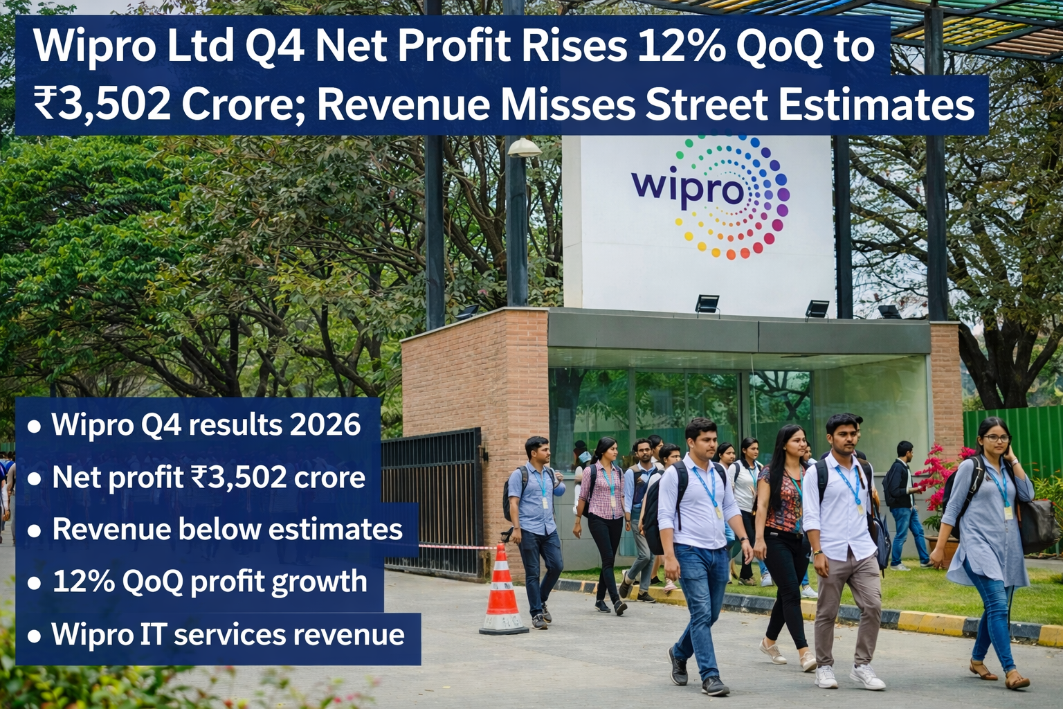 Wipro QoQ profit growth 12%
