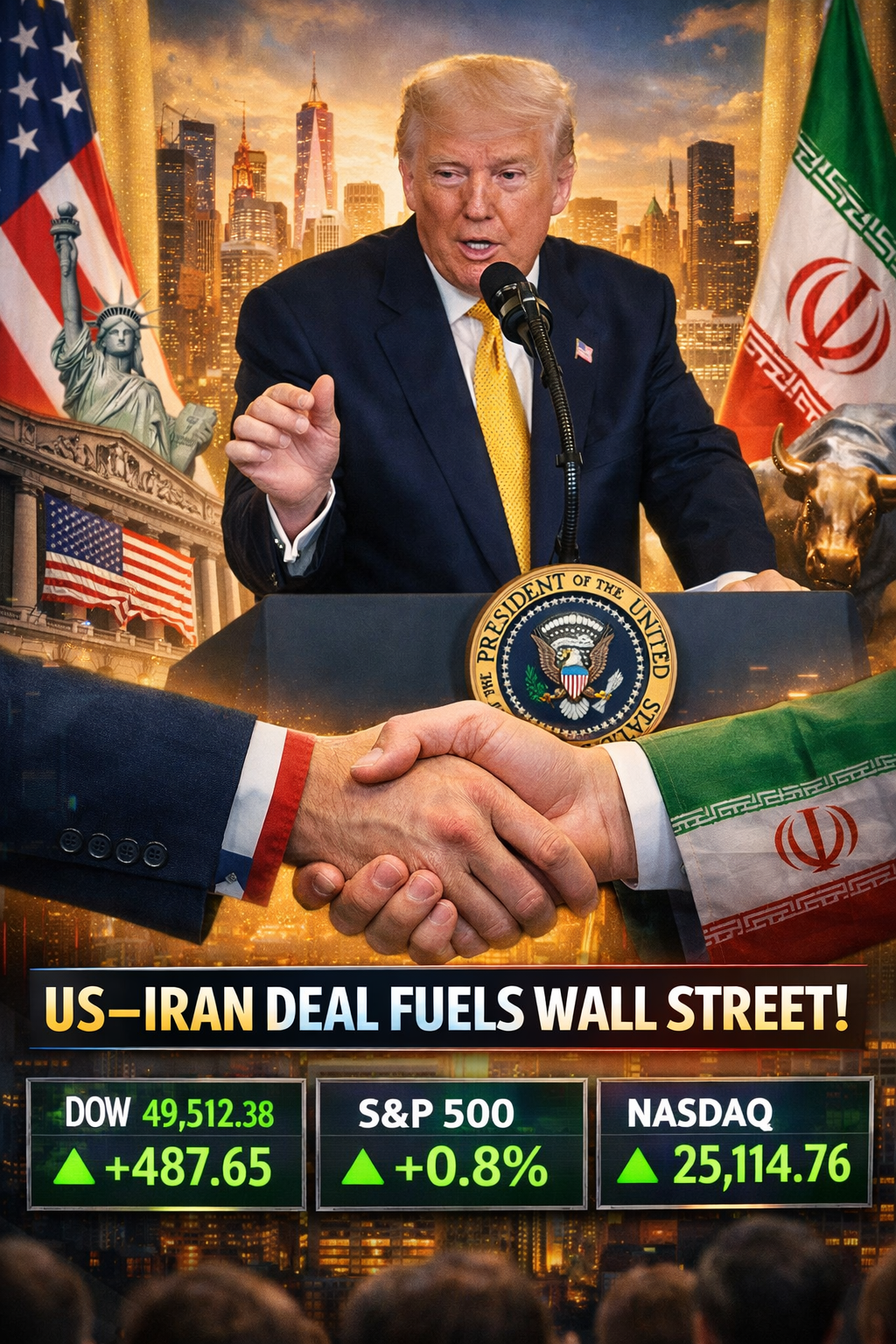 US-Iran Deal: Wall Street Record Highs & Global Stability | Augmenting Money